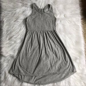 PS From Aeropostale Girls Racerback Dress with keyhole Size 8 Gray